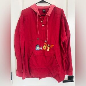 Disney Winnie The Pooh Eeyore Oh Bother Women's Full Zip Hoodie Jacket Size L